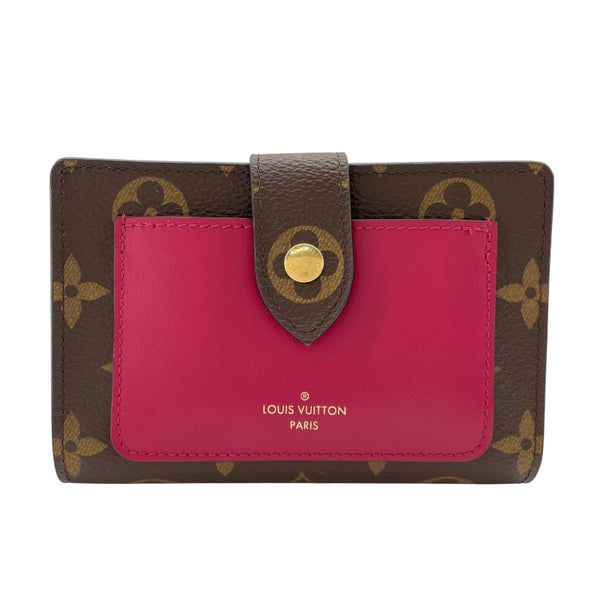 ルイ・ヴィトン LOUIS VUITTON ポルトフォイユ・ジュリエット M69433 ブラウン モノグラムキャンバス レディース 二つ折り財布