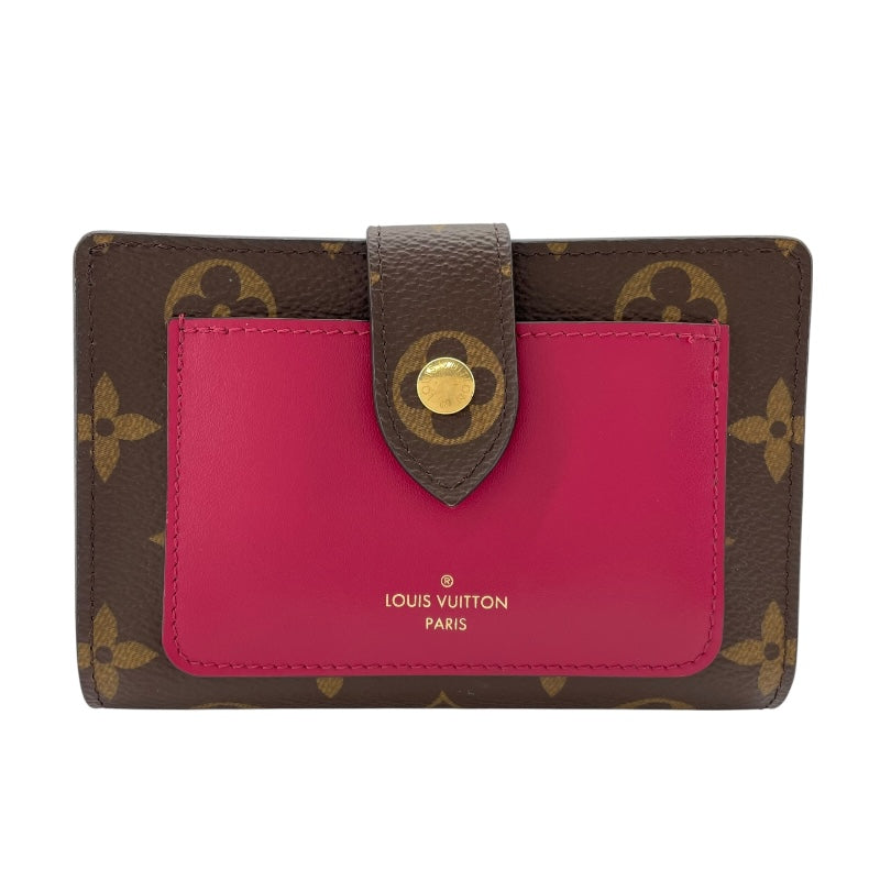 ルイ・ヴィトン LOUIS VUITTON ポルトフォイユ・ジュリエット M69433 ブラウン モノグラムキャンバス レディース 二つ折り財布