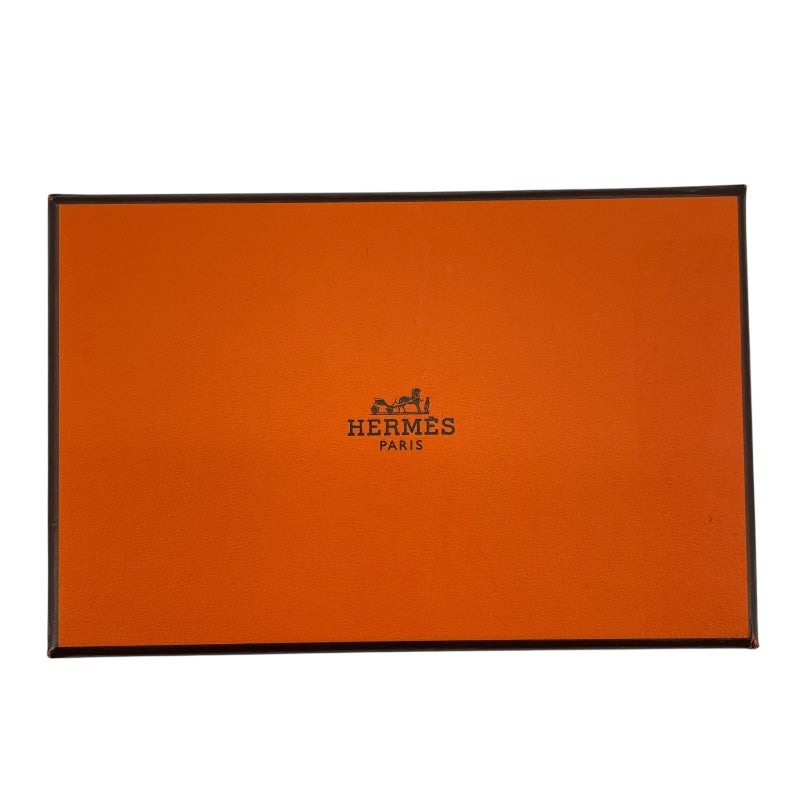 エルメス HERMES カルヴィ W刻 ナタ SV金具 エプソン ユニセックス カードケース
