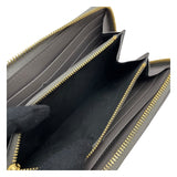 サンローラン SAINT LAURENT ロングウォレット 358094 グレー GD金具 グレインレザー レディース 長財布