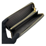 サンローラン SAINT LAURENT ロングウォレット 358094 グレー GD金具 グレインレザー レディース 長財布
