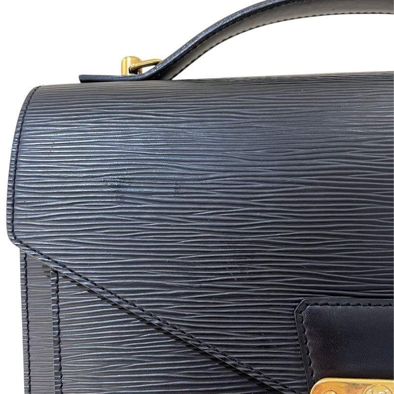 ルイ・ヴィトン LOUIS VUITTON モンソー M52122 ブラック エピ レディース ハンドバッグ