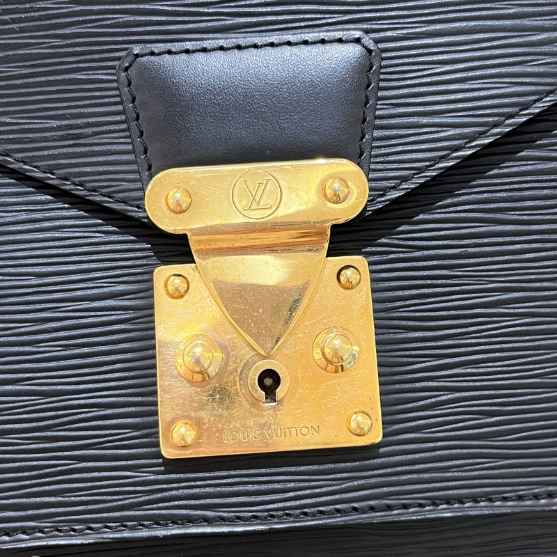ルイ・ヴィトン LOUIS VUITTON モンソー M52122 ブラック エピ レディース ハンドバッグ