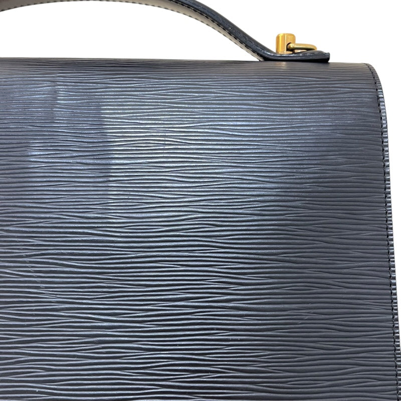 ルイ・ヴィトン LOUIS VUITTON モンソー M52122 ブラック エピ レディース ハンドバッグ