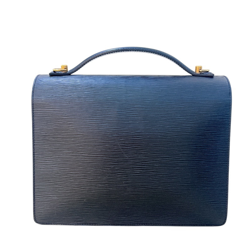 ルイ・ヴィトン LOUIS VUITTON モンソー M52122 ブラック エピ レディース ハンドバッグ