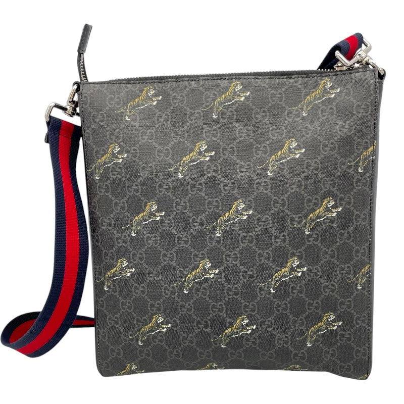 グッチ GUCCI シェリーライン ショルダー 474137 ブラック GGスプリームキャンバス メンズ メッセンジャーバッグ