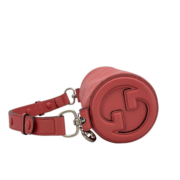 グッチ GUCCI ブロンディショルダー 760170 ピンク レザー レディース ショルダーバッグ