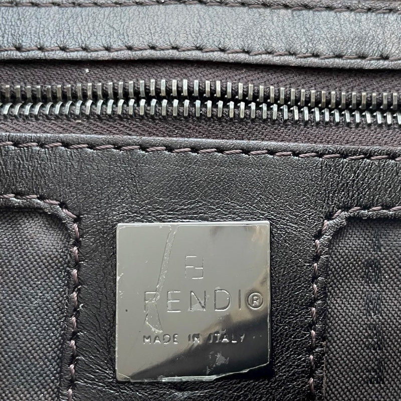 フェンディ FENDI ズッキーノショルダー 8BR001 ベージュ キャンバス レディース ハンドバッグ