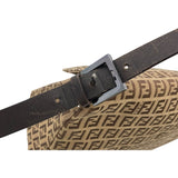 フェンディ FENDI ズッキーノショルダー 8BR001 ベージュ キャンバス レディース ハンドバッグ