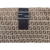 フェンディ FENDI ズッキーノショルダー 8BR001 ベージュ キャンバス レディース ハンドバッグ