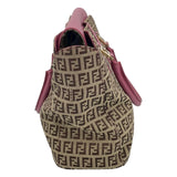 フェンディ FENDI ズッキーノ柄 2WAYショルダーバッグ 8BN228 ピンク キャンバス レディース ショルダーバッグ