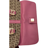 フェンディ FENDI ズッキーノ柄 2WAYショルダーバッグ 8BN228 ピンク キャンバス レディース ショルダーバッグ