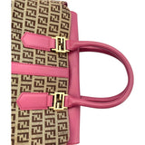 フェンディ FENDI ズッキーノ柄 2WAYショルダーバッグ 8BN228 ピンク キャンバス レディース ショルダーバッグ