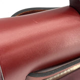 エルメス HERMES エールバックジップPM Y刻 ルージュアッシュ/ボルドー SV金具 トワル/ヴァッシュハンター レディース ハンドバッグ