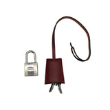 エルメス HERMES エールバックジップPM Y刻 ルージュアッシュ/ボルドー SV金具 トワル/ヴァッシュハンター レディース ハンドバッグ