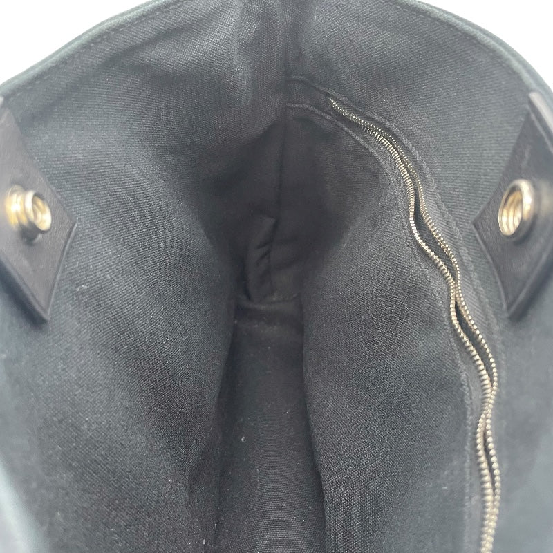 エルメス HERMES トロカホリゾンタルPM ブラック SV金具 トワル レディース ハンドバッグ