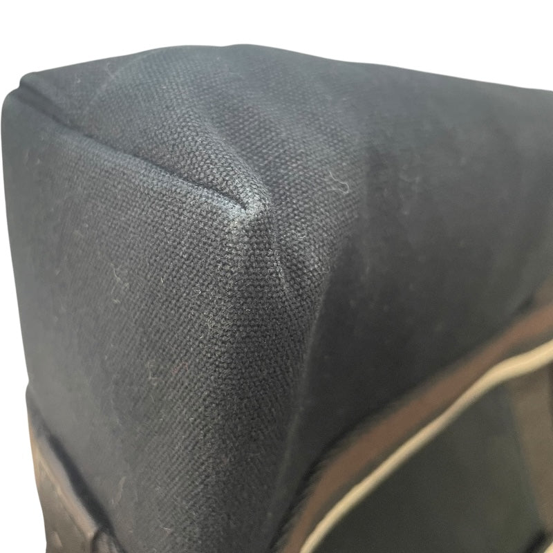 エルメス HERMES トロカホリゾンタルPM ブラック SV金具 トワル レディース ハンドバッグ