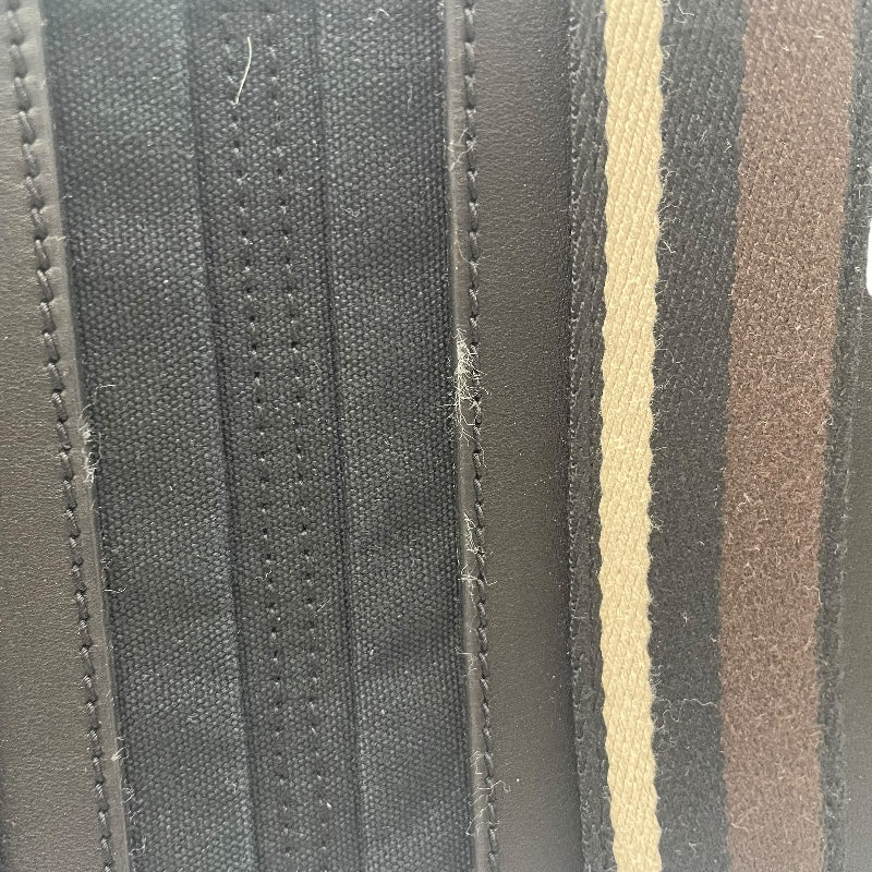 エルメス HERMES トロカホリゾンタルPM ブラック SV金具 トワル レディース ハンドバッグ