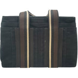 エルメス HERMES トロカホリゾンタルPM ブラック SV金具 トワル レディース ハンドバッグ