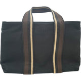 エルメス HERMES トロカホリゾンタルPM ブラック SV金具 トワル レディース ハンドバッグ