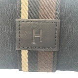 エルメス HERMES トロカホリゾンタルPM ブラック SV金具 トワル レディース ハンドバッグ