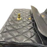 シャネル CHANEL マトラッセ25 A01112 ブラック GD金具 キャビアスキン レディース ショルダーバッグ