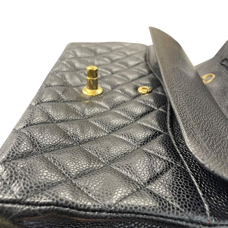 シャネル CHANEL マトラッセ25 A01112 ブラック GD金具 キャビアスキン レディース ショルダーバッグ