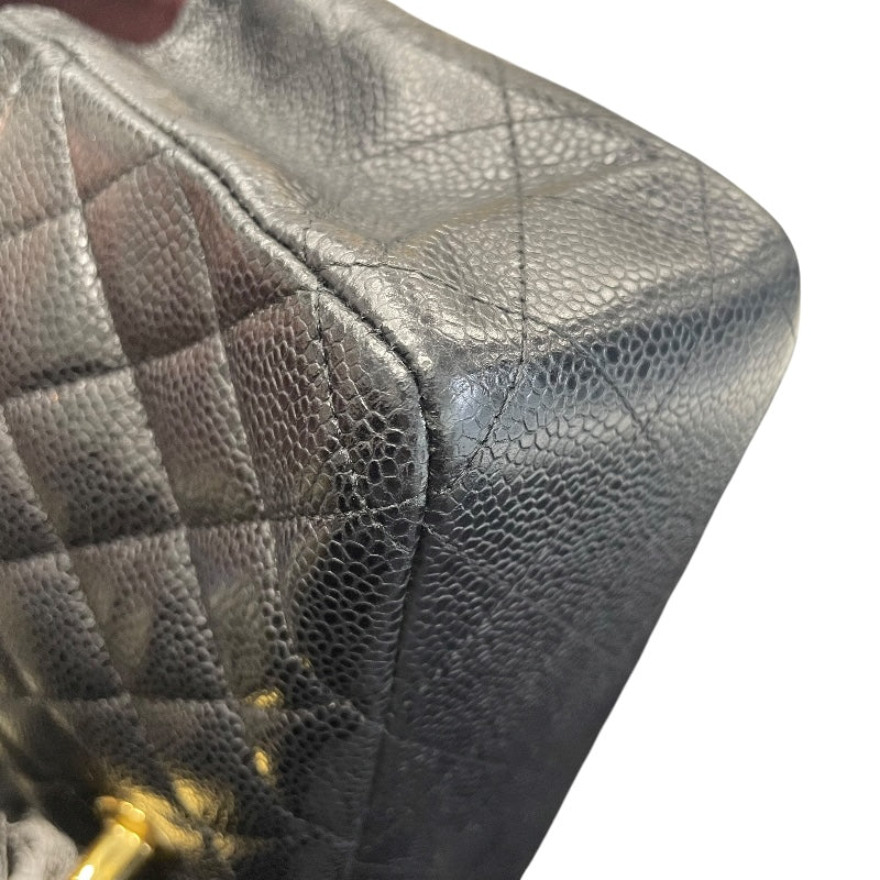シャネル CHANEL マトラッセ25 A01112 ブラック GD金具 キャビアスキン レディース ショルダーバッグ
