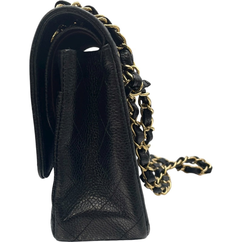 シャネル CHANEL マトラッセ25 A01112 ブラック GD金具 キャビアスキン レディース ショルダーバッグ