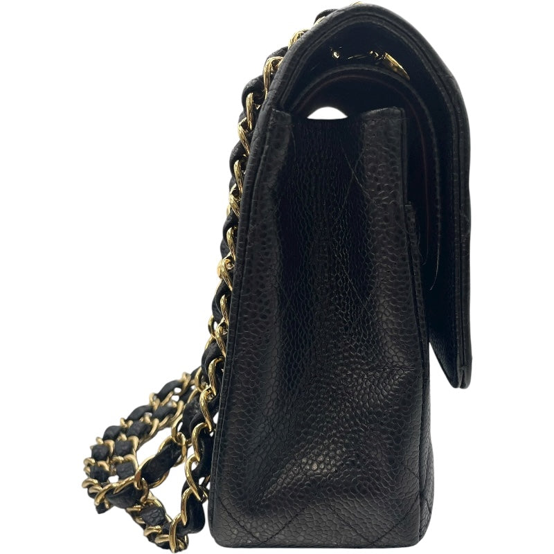 シャネル CHANEL マトラッセ25 A01112 ブラック GD金具 キャビアスキン レディース ショルダーバッグ