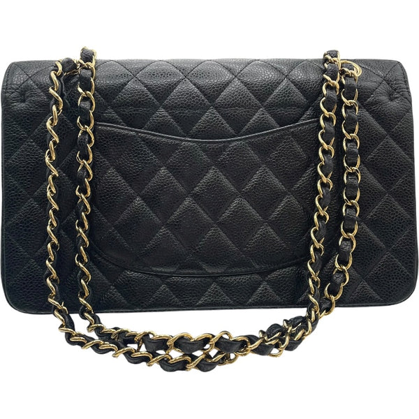 シャネル CHANEL マトラッセ25 A01112 ブラック GD金具 キャビアスキン レディース ショルダーバッグ