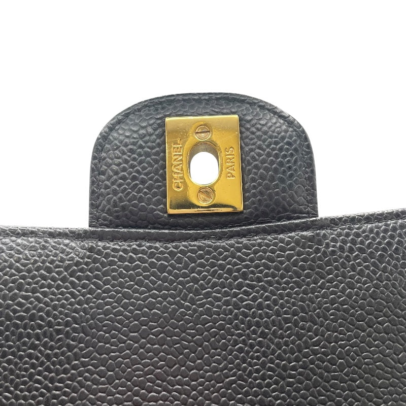 シャネル CHANEL マトラッセ25 A01112 ブラック GD金具 キャビアスキン レディース ショルダーバッグ