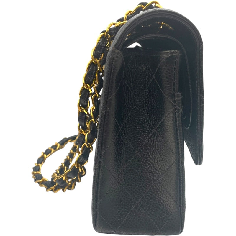 シャネル CHANEL マトラッセ25 A01112 ブラック GD金具 キャビアスキン レディース ショルダーバッグ