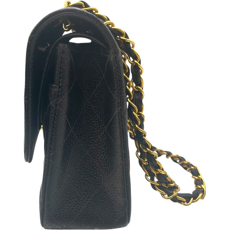 シャネル CHANEL マトラッセ25 A01112 ブラック GD金具 キャビアスキン レディース ショルダーバッグ