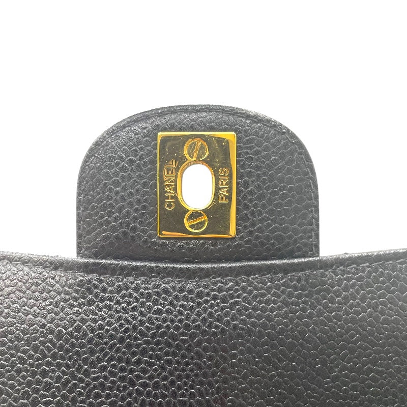 シャネル CHANEL マトラッセ25 A01112 ブラック GD金具 キャビアスキン レディース ショルダーバッグ