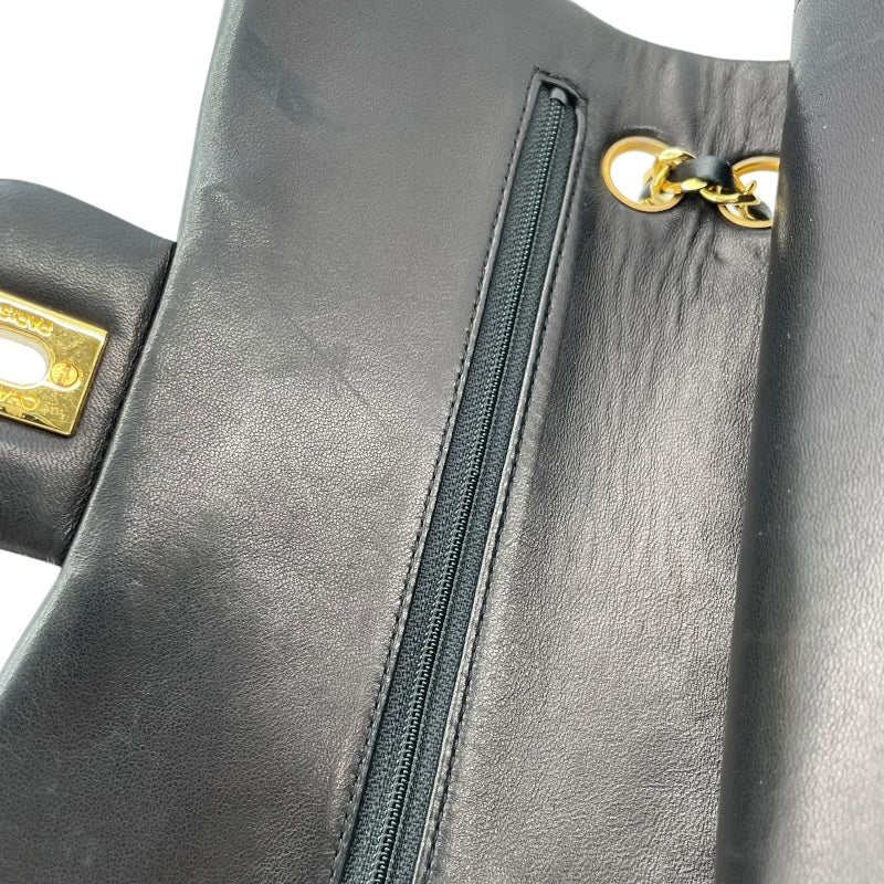 シャネル CHANEL マトラッセ23 A01113　1番台 ブラック GD金具 ラムスキン レディース ショルダーバッグ