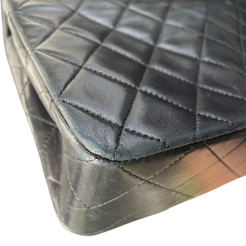 シャネル CHANEL マトラッセショルダー ブラック GD金具 ラムスキン レディース ショルダーバッグ