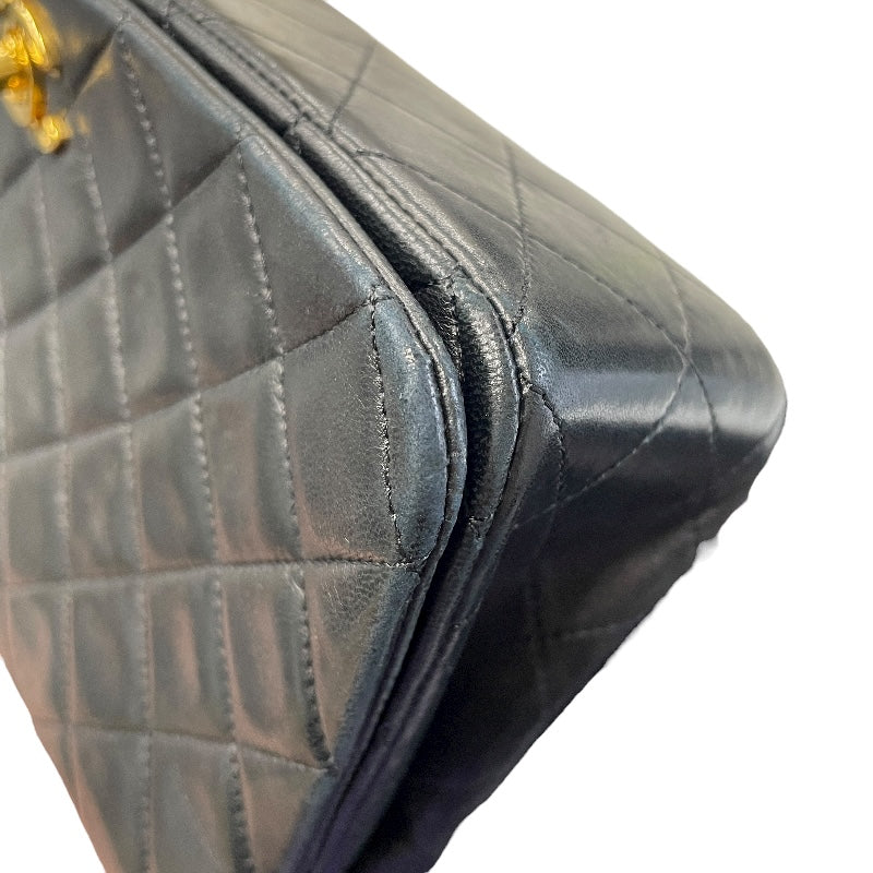 シャネル CHANEL マトラッセショルダー ブラック GD金具 ラムスキン レディース ショルダーバッグ