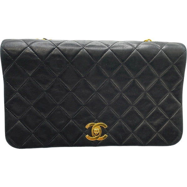 シャネル CHANEL マトラッセショルダー ブラック GD金具 ラムスキン レディース ショルダーバッグ