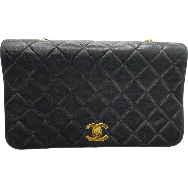 シャネル CHANEL マトラッセショルダー ブラック GD金具 ラムスキン レディース ショルダーバッグ