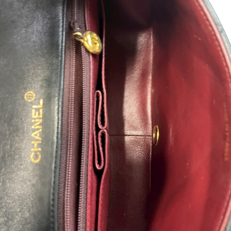 シャネル CHANEL マトラッセショルダー ブラック GD金具 ラムスキン レディース ショルダーバッグ