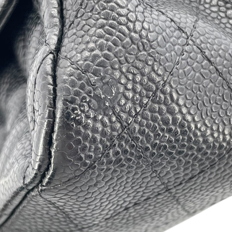 シャネル CHANEL マトラッセ25 A01112 14番台 ブラック SV金具 キャビアスキン レディース ショルダーバッグ