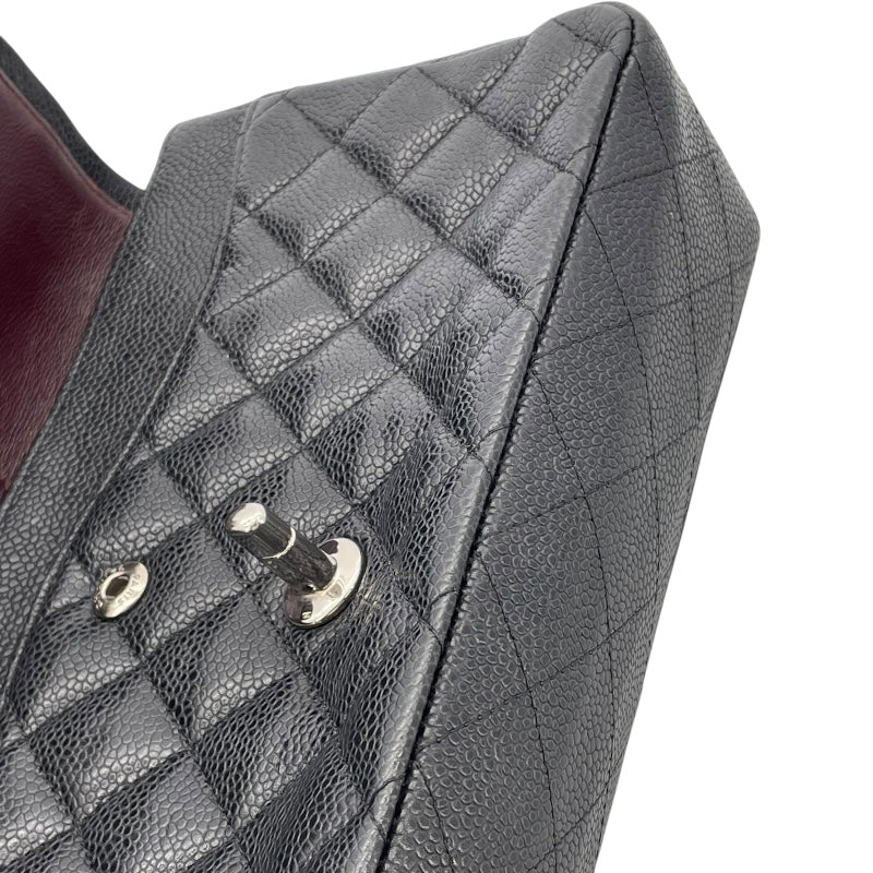 シャネル CHANEL マトラッセ25 A01112 14番台 ブラック SV金具 キャビアスキン レディース ショルダーバッグ