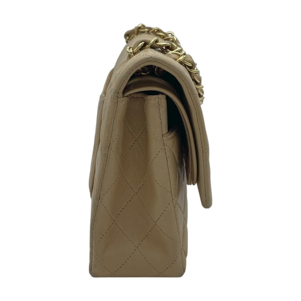 シャネル CHANEL マトラッセ25 A01112 7番台 ベージュ ゴールド金具 ラムスキン レディース ショルダーバッグ