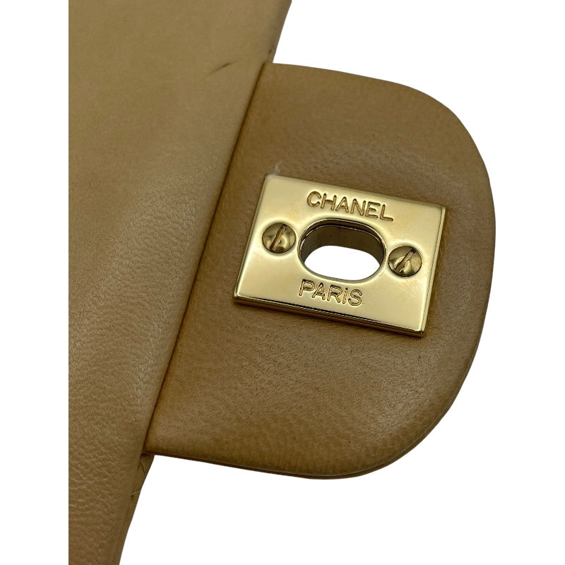 シャネル CHANEL マトラッセ25 A01112 7番台 ベージュ ゴールド金具 ラムスキン レディース ショルダーバッグ