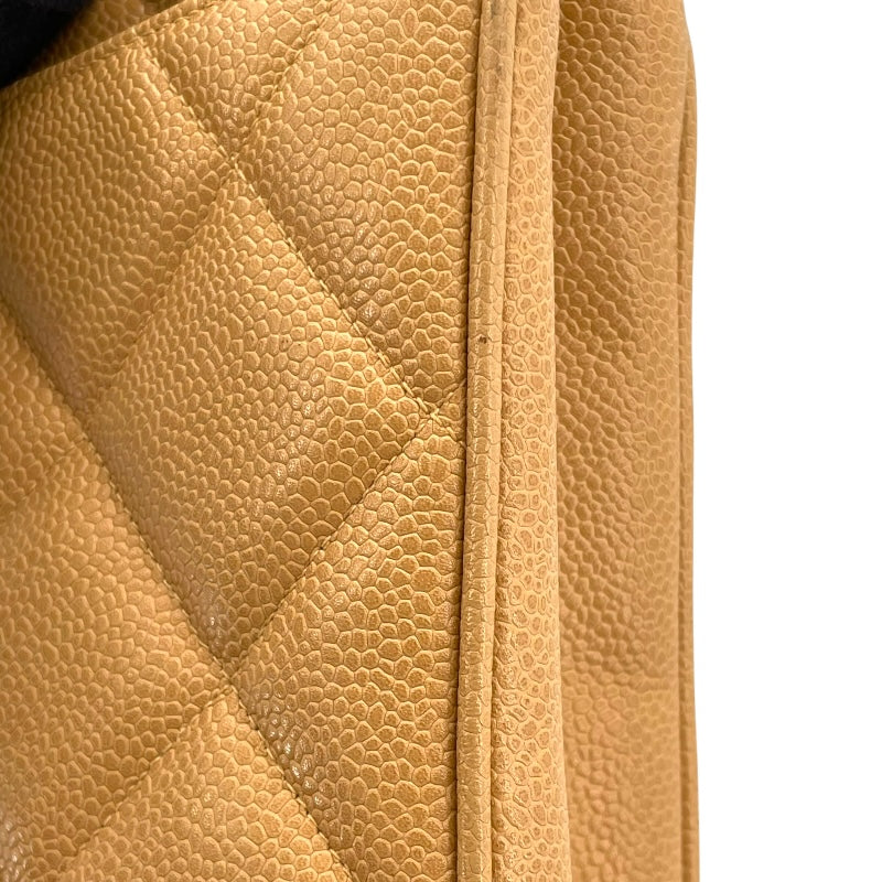 シャネル CHANEL マトラッセ トートバッグ ベージュ GD金具 キャビアスキン レディース ハンドバッグ