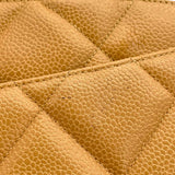 シャネル CHANEL マトラッセ トートバッグ ベージュ GD金具 キャビアスキン レディース ハンドバッグ