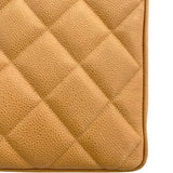 シャネル CHANEL マトラッセ トートバッグ ベージュ GD金具 キャビアスキン レディース ハンドバッグ