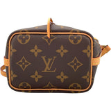 ルイ・ヴィトン LOUIS VUITTON ナノ・ノエ M41346 ブラウン GD金具 モノグラム レディース ショルダーバッグ