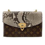 ルイ・ヴィトン LOUIS VUITTON サン・プラシード N90234 ブラウン モノグラム/パイソン レディース ショルダーバッグ